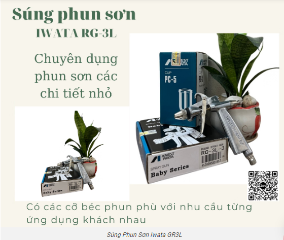 Giá Súng Phun Sơn Iwata GR3L Ở Đắk Nông