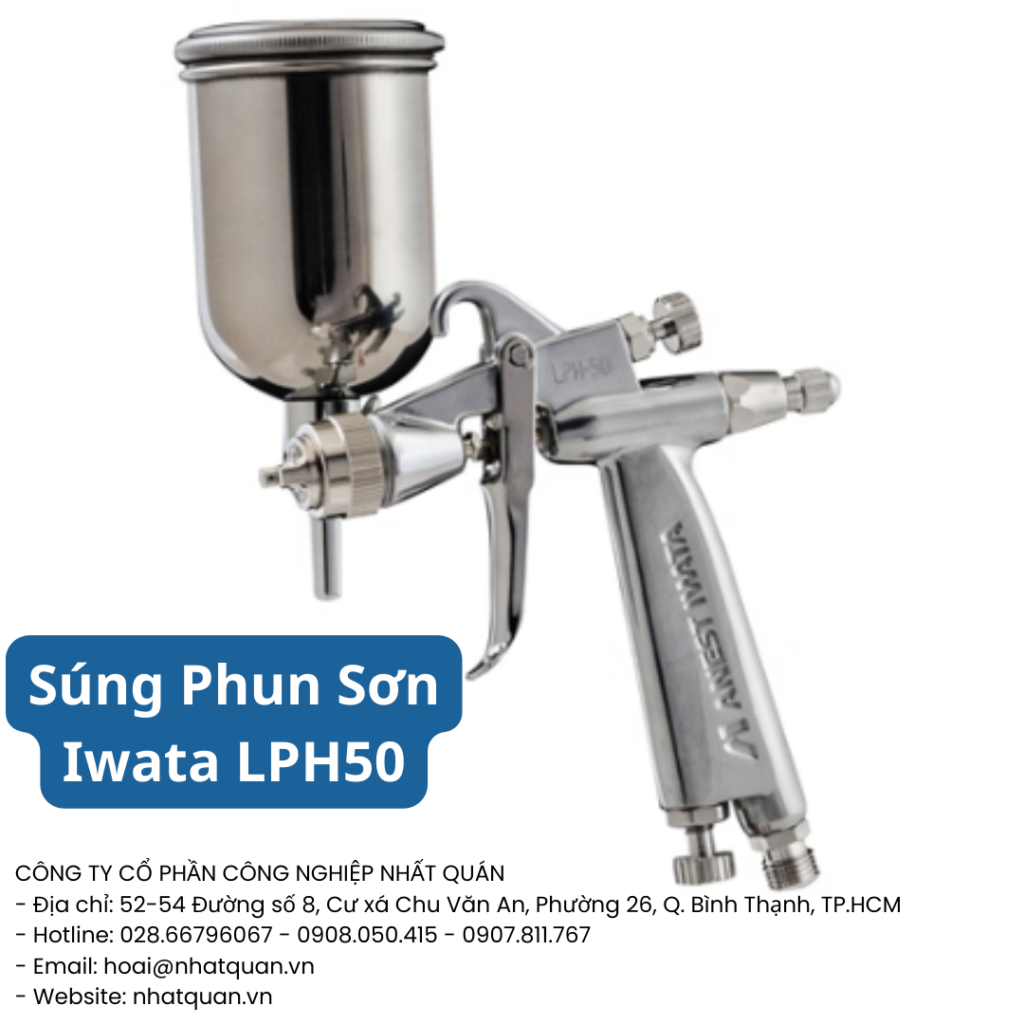 Nơi Bán Súng Phun Sơn Iwata LPH50 Giá Tốt Tại Đắk Lắk
