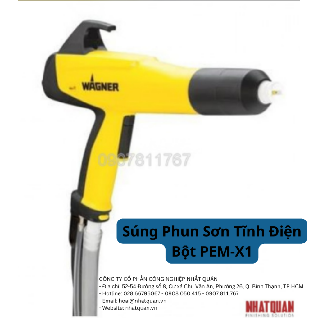 Súng Phun Sơn Tĩnh Điện Bột PEM-X1 Giá Bán