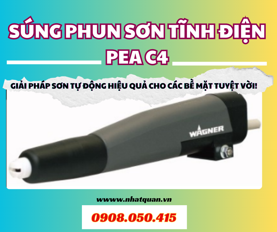 Súng Phun Sơn Tĩnh Điện PEA C4