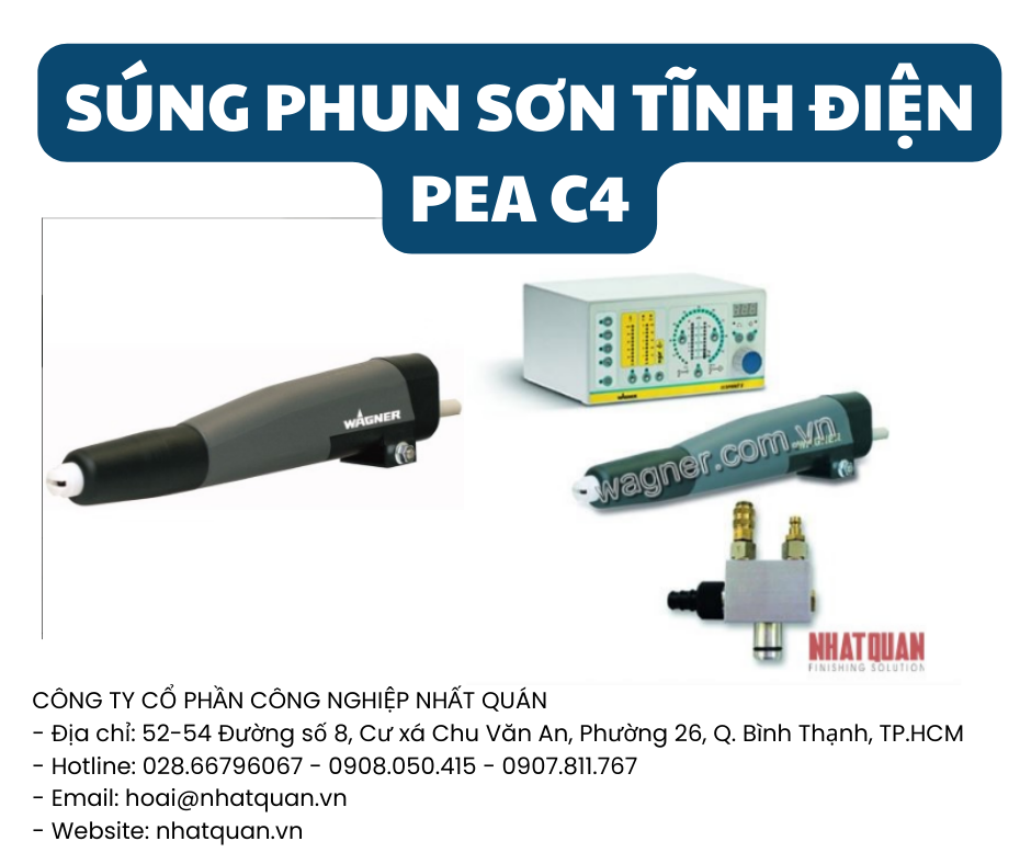 Giá Súng Phun Sơn Tĩnh Điện PEA C4