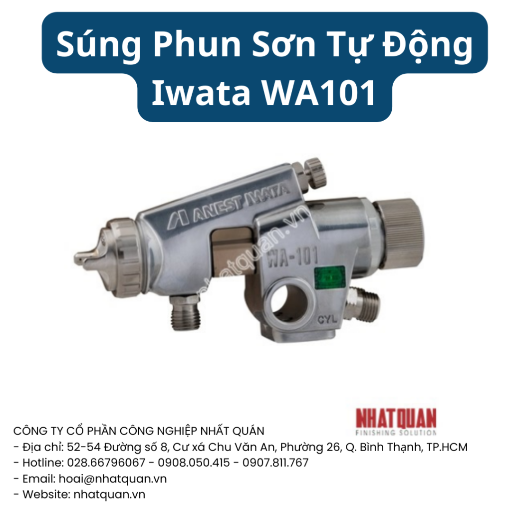 Bảng Giá Súng Phun Sơn Tự Động WA101 Tại Cao Lãnh, Đồng Tháp
