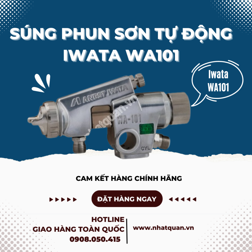Bảng Giá Súng Phun Sơn Tự Động WA101 Tại Cao Lãnh, Đồng Tháp