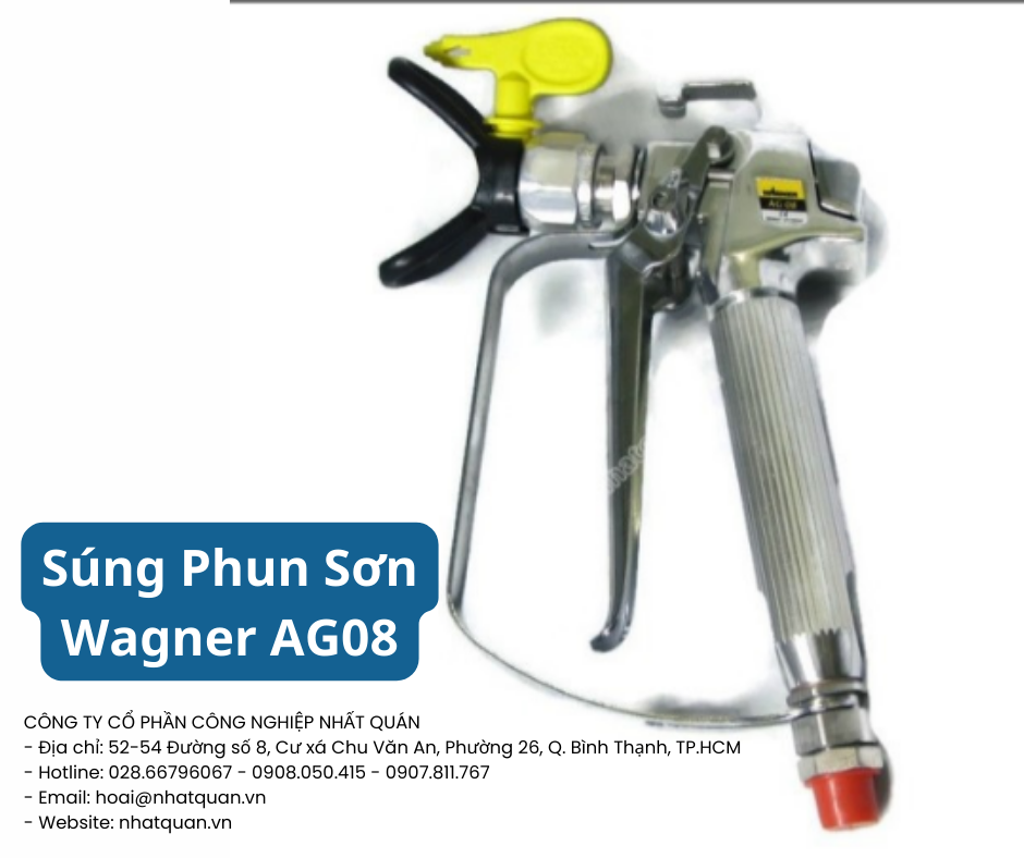 Báo Giá Súng Phun Sơn Wagner AG08 Ở Cần Thơ