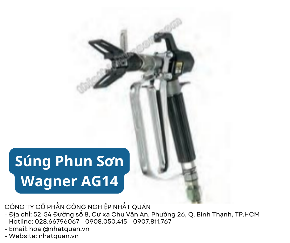 Súng Phun Sơn Wagner AG14 Ở Vĩnh Long Giá Bán Tốt Nhất Thị Trường