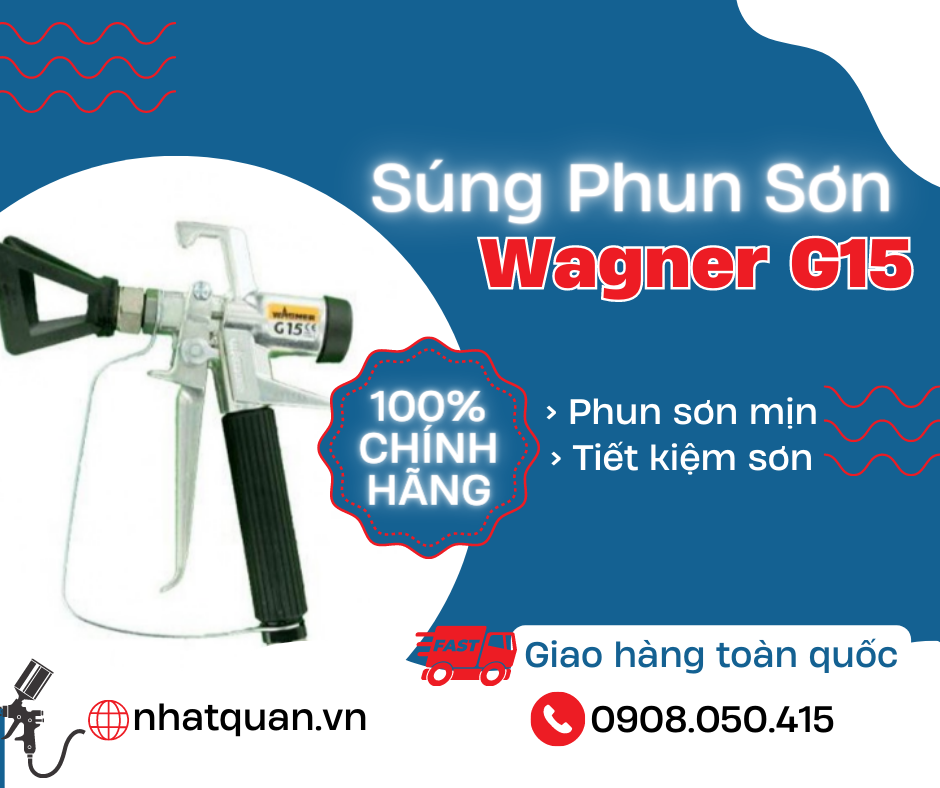 Nơi Bán Súng Phun Sơn Wagner G15 Ở Hậu Giang