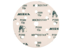 Film mài Mirka Microstar 150 mm 15 lỗ – matting và sửa lỗi sơn